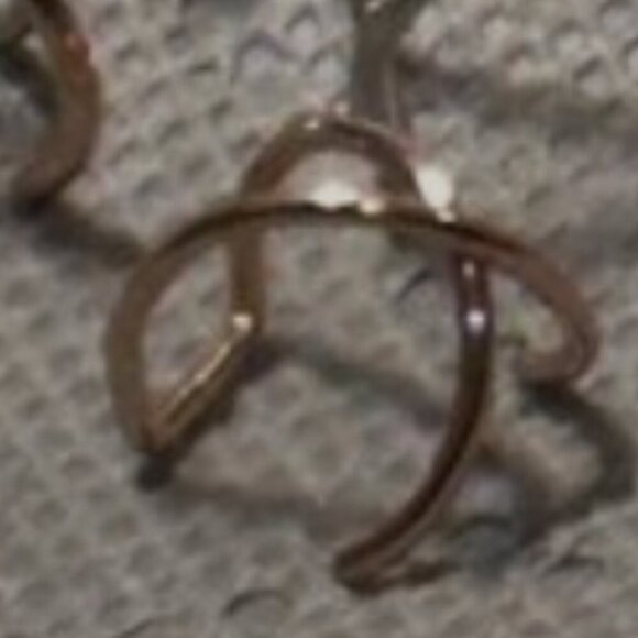 Cuff Earrings - No Piercing Needed! Each Selection Comes with 2 Rose Cuffs NWT - Picture 4 of 4